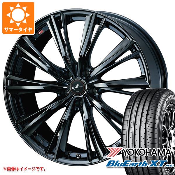【タイヤ交換対象】サマータイヤ 215/50R18 92V ヨコハマ ブルーアースXT AE61 レオニス WX 7.0-18 タイヤホイール4本セット