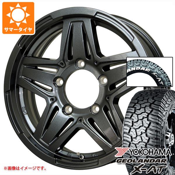 【タイヤ交換対象】スズキ ジムニーノマド JC74W用 2026年製 サマータイヤ ヨコハマ ジオランダー X-AT G016 225/70R16 103S ホワイトレター マッドクロス JB-01 6.0-16 タイヤホイール4本セット