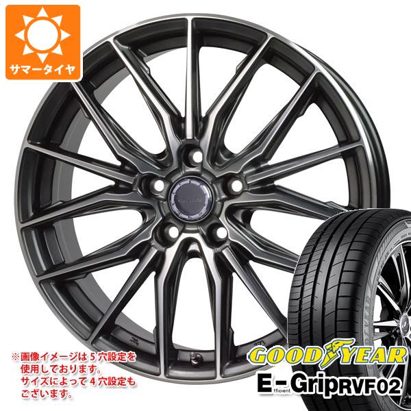 【タイヤ交換対象】サマータイヤ 225/40R19 93W XL グッドイヤー エフィシエントグリップ RVF02 プレシャス アスト M4 8.0-19 タイヤホイール4本セット|タイヤマックス