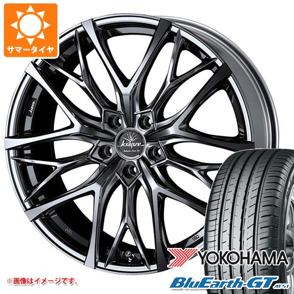【タイヤ交換対象】サマータイヤ 225/40R19 93W XL ヨコハマ ブルーアースGT AE51 クレンツェ ウィーバル 100エボ 8.0-19 タイヤホイール4本セット|タイヤマックス