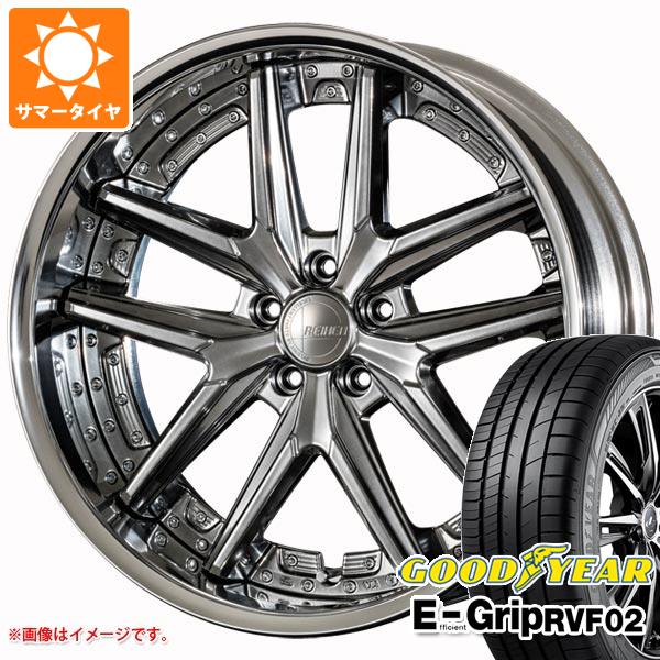 【タイヤ交換対象】サマータイヤ 245/40R20 99W XL グッドイヤー エフィシエントグリップ RVF02 アミスタット ライエン T025 8.5-20 タイヤホイール4本セット｜タイヤマックス