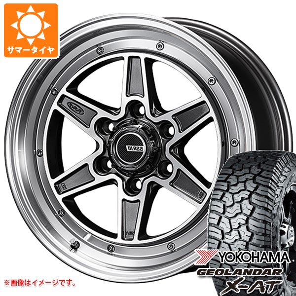 【タイヤ交換対象】ハイエース 200系用 2026年製 サマータイヤ ヨコハマ ジオランダー X-AT G016 LT215/70R16 100/97Q ブラックレター SSR ディバイド MK-6 6.5-16 タイヤホイール4本セット