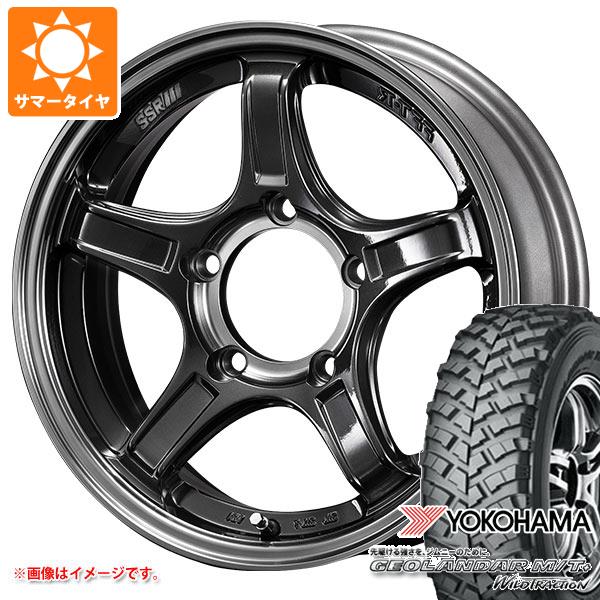 【タイヤ交換対象】ジムニー用 サマータイヤ ヨコハマ ジオランダー M/T+ G001J 195R16C 104/102Q SSR ディバイド X03J 5.5-16 タイヤホイール4本セット