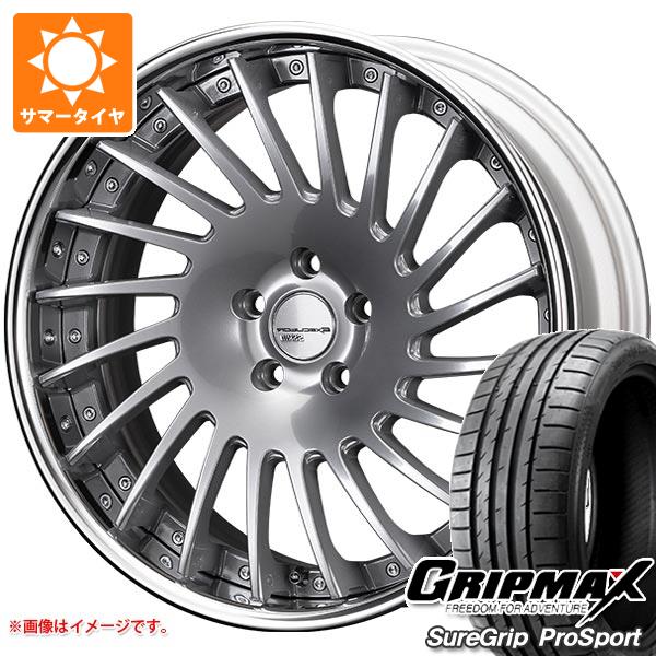 【タイヤ交換対象】40系アルファード用 サマータイヤ グリップマックス シュアグリップ プロスポーツ 245/40ZR21 100Y XL SSR エグゼキューター CV05 8.5-21 タイヤホイール4本セット