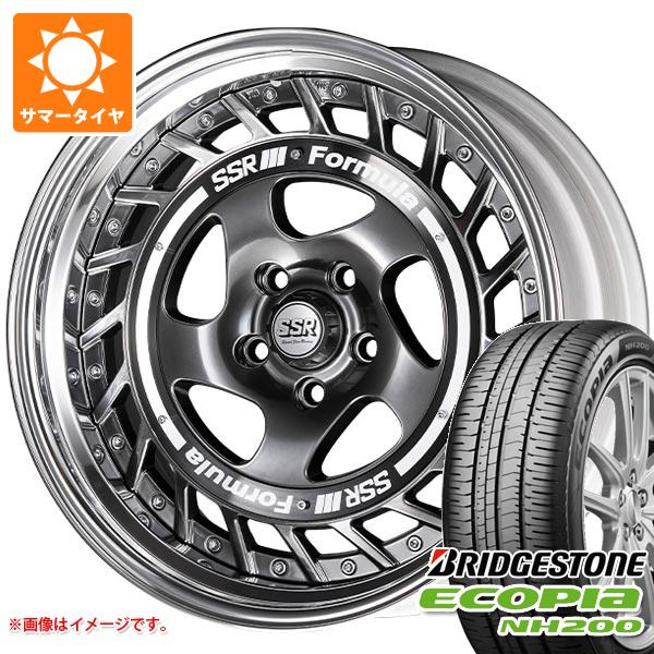 【タイヤ交換対象】サマータイヤ 225/45R18 95W XL ブリヂストン エコピア NH200 SSR フォーミュラ エアロスポーク 7.5-18 タイヤホイール4本セット｜タイヤマックス