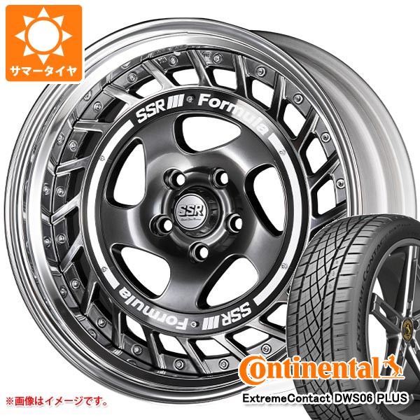 【タイヤ交換対象】サマータイヤ 215/40R18 89Y XL コンチネンタル エクストリームコンタクト DWS06 プラス SSR フォーミュラ エアロスポーク 7.0-18 タイヤホイール4本セット|タイヤマックス