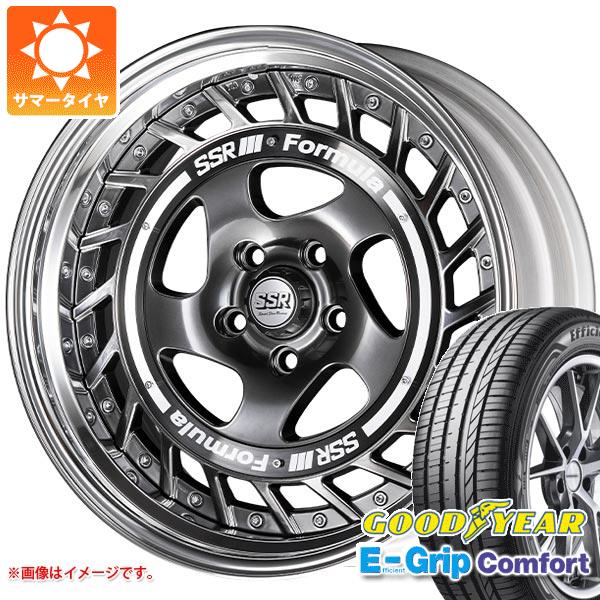 【タイヤ交換対象】サマータイヤ 245/45R19 102W XL グッドイヤー エフィシエントグリップコンフォート SSR フォーミュラ エアロスポーク 8.5-19 タイヤホイール4本セット