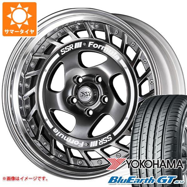 【タイヤ交換対象】サマータイヤ 195/45R16 84V XL ヨコハマ ブルーアースGT AE51 SSR フォーミュラ エアロスポーク 6.5-16 タイヤホイール4本セット