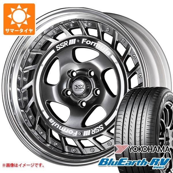 【タイヤ交換対象】サマータイヤ 225/55R19 103H XL ヨコハマ ブルーアースRV RV03 SSR フォーミュラ エアロスポーク 8.0-19 タイヤホイール4本セット