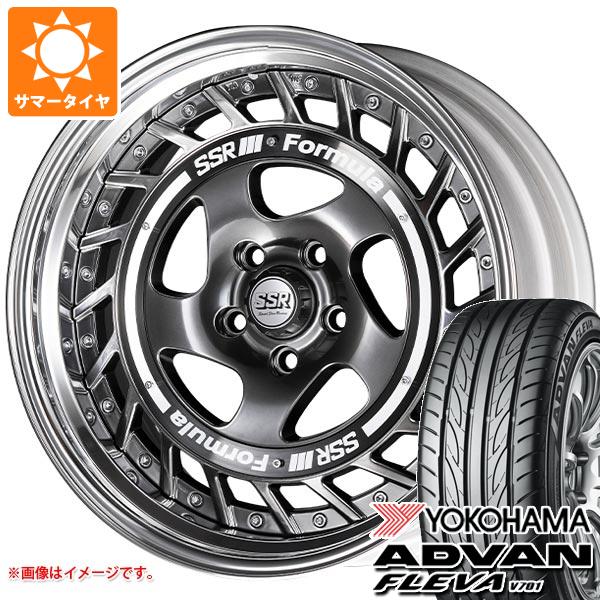 【タイヤ交換対象】2026年製 サマータイヤ 195/55R16 87V ヨコハマ アドバン フレバ V701 SSR フォーミュラ エアロスポーク 6.5-16 タイヤホイール4本セット|タイヤマックス
