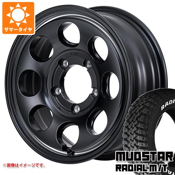 【タイヤ交換対象】ジムニーシエラ JB74W用 サマータイヤ マッドスター ラジアル M/T 215/70R16 100T ホワイトレター ガルシア パーム8 6.0-16 タイヤホイール4本セット｜タイヤマックス