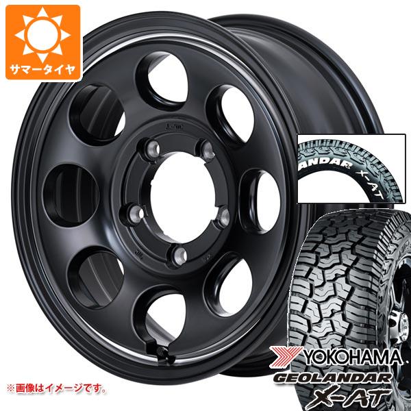 【タイヤ交換対象】スズキ ジムニーシエラ JB74W用 2026年製 サマータイヤ ヨコハマ ジオランダー X-AT G016 225/70R16 103S ホワイトレター ガルシア パーム8 6.0-16 タイヤホイール4本セット｜タイヤマックス