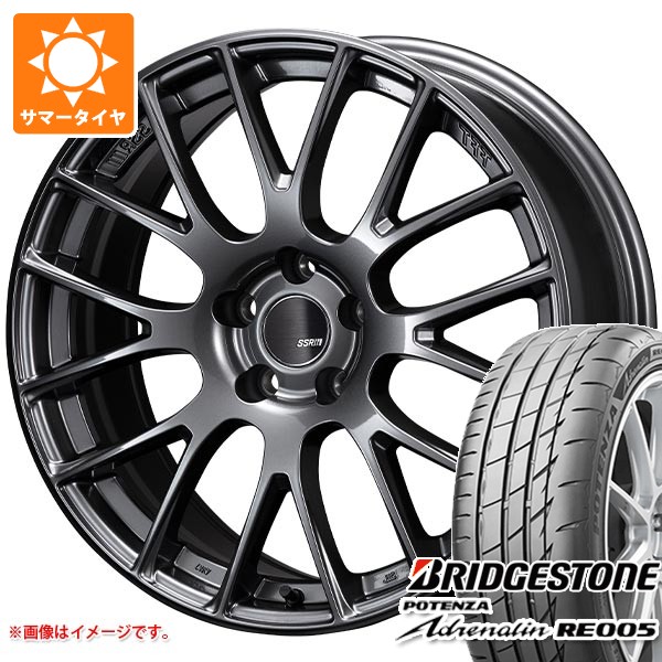【タイヤ交換対象】サマータイヤ 245/35R19 93Y XL ブリヂストン ポテンザ アドレナリン RE005 SSR GTV04 8.5-19 タイヤホイール4本セット