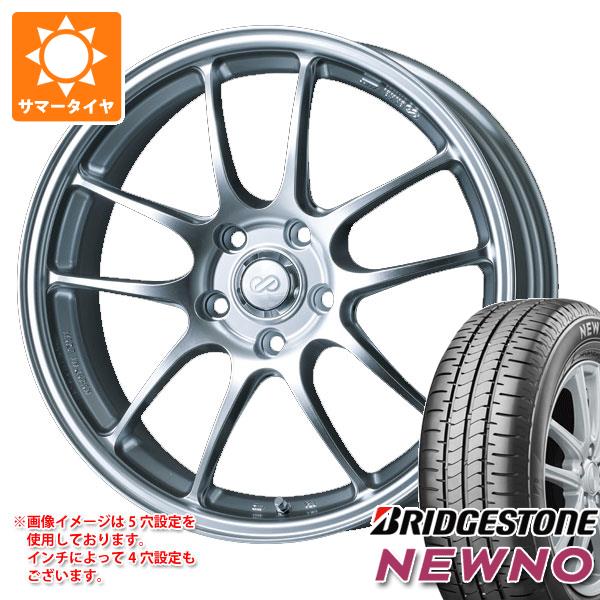 【タイヤ交換対象】サマータイヤ 195/45R16 84V XL ブリヂストン ニューノ エンケイ パフォーマンスライン PF01 7.0-16 タイヤホイール4本セット｜タイヤマックス