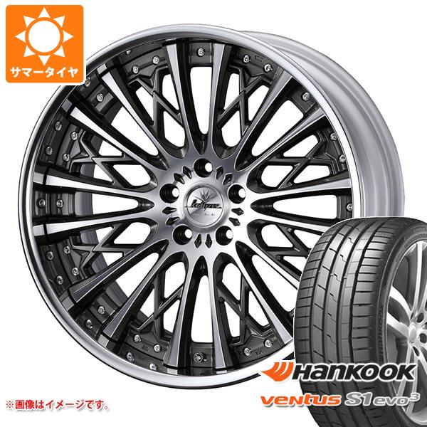 【タイヤ交換対象】サマータイヤ 245/40R19 (98Y) XL ハンコック ベンタス S1 エボ3 K127 クレンツェ シュリット 8.5-19 タイヤホイール4本セット
