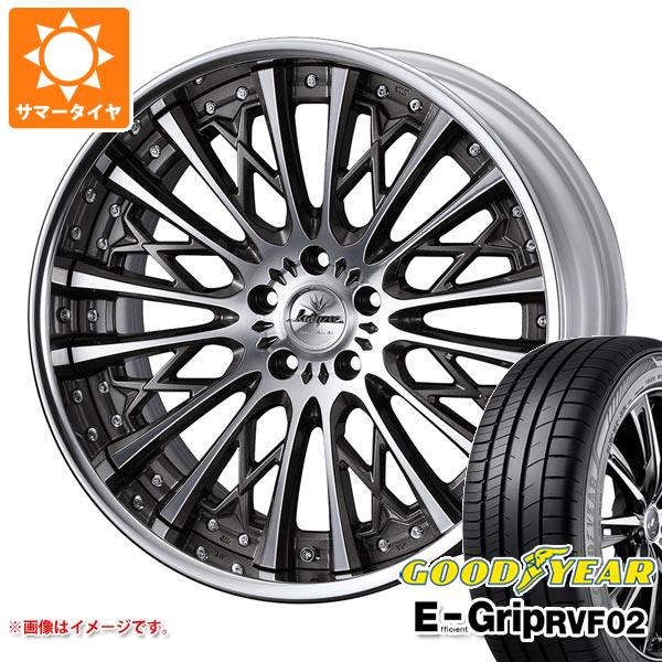 【タイヤ交換対象】サマータイヤ 245/40R20 99W XL グッドイヤー エフィシエントグリップ RVF02 クレンツェ シュリット 8.5-20 タイヤホイール4本セット 228,100円