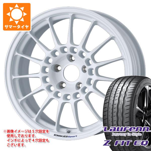 【タイヤ交換対象】サマータイヤ 215/45R18 89Y ラウフェン Zフィット EQ LK03 エンケイ スポーツ RC-T5 8.0-18 タイヤホイール4本セット