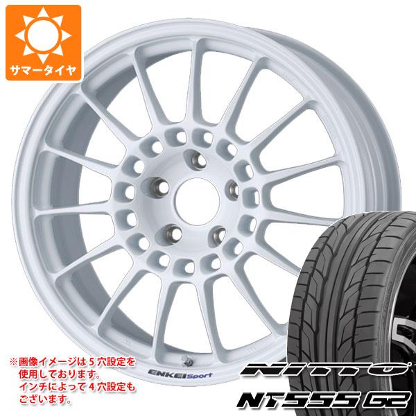 【タイヤ交換対象】サマータイヤ 235/50R18 101Y XL ニットー NT555 G2 エンケイ スポーツ RC-T5 8.0-18 タイヤホイール4本セット