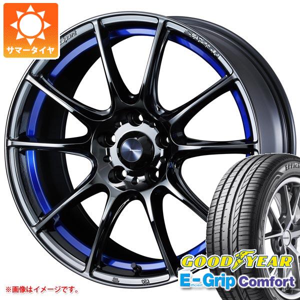 【タイヤ交換対象】サマータイヤ 215/45R17 91W XL グッドイヤー エフィシエントグリップコンフォート ウェッズスポーツ SA-25R 7.5-17 タイヤホイール4本セット｜タイヤマックス 116,150円