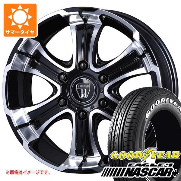 【タイヤ交換対象】ハイエース 200系用 2026年製 サマータイヤ グッドイヤー イーグル ＃1 ナスカープラス 215/65R16C 109/107R ホワイトレター クリムソン バルベロ ワイルドディープス 6.5-16 タイヤホイール4本セット