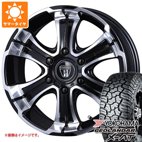 【タイヤ交換対象】トヨタ ハイエース 200系用 2026年製 サマータイヤ ヨコハマ ジオランダー X-AT G016 215/65R16C 109/107Q アウトラインホワイトレター G016A クリムソン バルベロ ワイルドディープス 6.5-16 タイヤホイール4本セット