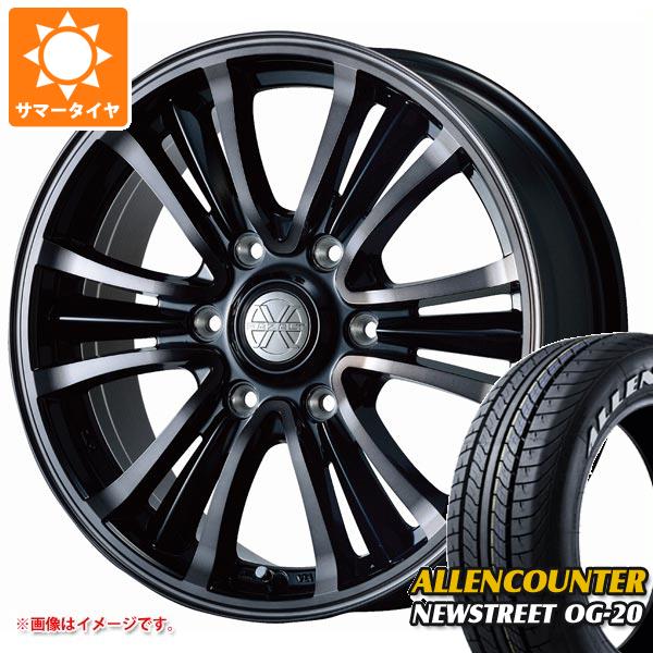 【タイヤ交換対象】NV350キャラバン E26用 サマータイヤ オーレンカウンター ニューストリート OG-20 215/60R17C 109/107T ホワイトレター バザルト エックスタイプ2 6.5-17 タイヤホイール4本セット