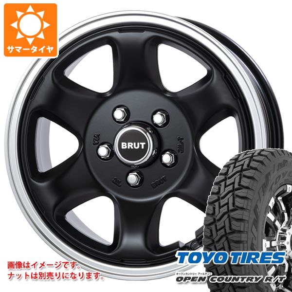 【タイヤ交換対象】2026年製 サマータイヤ 215/70R16 100Q トーヨー オープンカントリー R/T ブラックレター ブルート BR-44 デリカD:5用 6.5-16 タイヤホイール4本セット｜タイヤマックス 105,600円