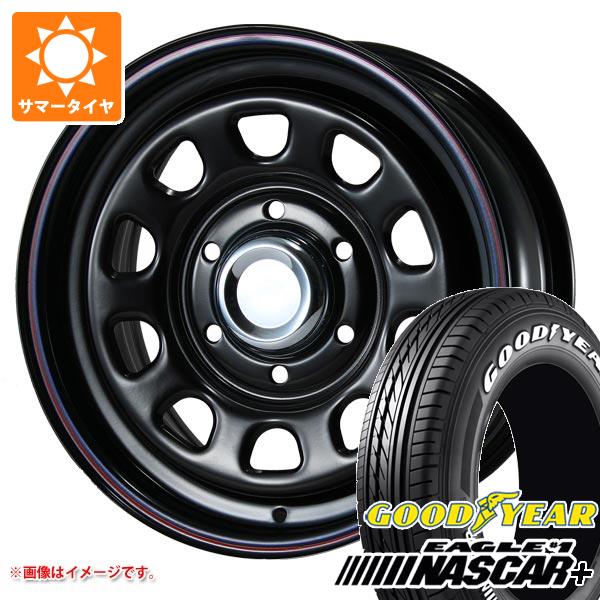 【タイヤ交換対象】NV350キャラバン E26用 2026年製 サマータイヤ グッドイヤー イーグル ＃1 ナスカープラス 215/65R16C 109/107R ホワイトレター MLJ デイトナ SS 6.5-16 タイヤホイール4本セット