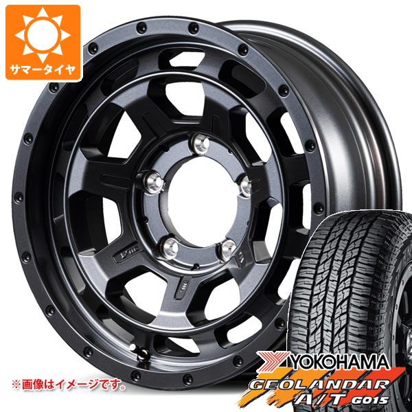 【タイヤ交換対象】スズキ ジムニーノマド JC74W用 サマータイヤ ヨコハマ ジオランダー A/T G015 LT225/75R16 115/112R アウトラインホワイトレター ナイトロパワー M7 ファランクス 6.0-16 タイヤホイール4本セット｜タイヤマックス