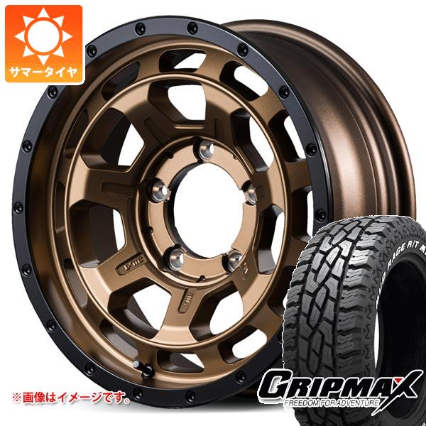 【タイヤ交換対象】5本セット スズキ ジムニーシエラ JB74W用 サマータイヤ グリップマックス マッドレイジ R/T MAX LT215/70R16 100/97R ホワイトレター ナイトロパワー M7 ファランクス 6.0-16 タイヤホイール5本セット
