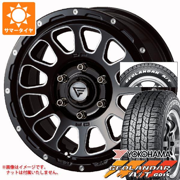 【タイヤ交換対象】ハイエース 200系用 2026年製 サマータイヤ ヨコハマ ジオランダー A/T G015 215/65R16C 109/107S ホワイトレター デルタフォース オーバル 7.0-16 タイヤホイール4本セット