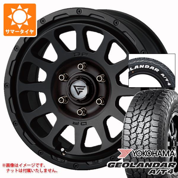 【タイヤ交換対象】トヨタ ハイエース 200系用 2026年製 サマータイヤ ヨコハマ ジオランダー A/T4 G018 215/65R16C 109/107S ホワイトレター デルタフォース オーバル 7.0-16 タイヤホイール4本セット