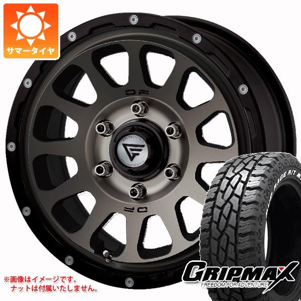 【タイヤ交換対象】ハイエース 200系用 サマータイヤ グリップマックス マッドレイジ R/T MAX LT215/70R16 100/97R ホワイトレター デルタフォース オーバル 7.0-16 タイヤホイール4本セット