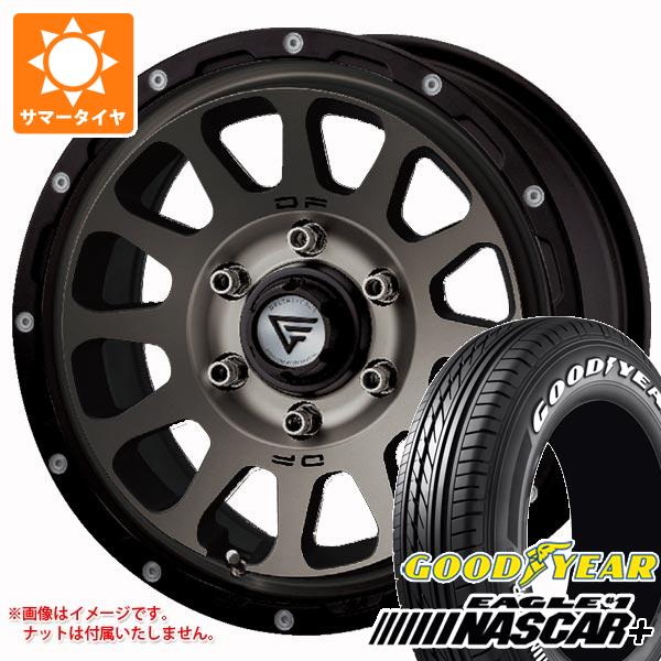 【タイヤ交換対象】ハイエース 200系用 2026年製 サマータイヤ グッドイヤー イーグル ＃1 ナスカープラス 215/65R16C 109/107R ホワイトレター デルタフォース オーバル 7.0-16 タイヤホイール4本セット