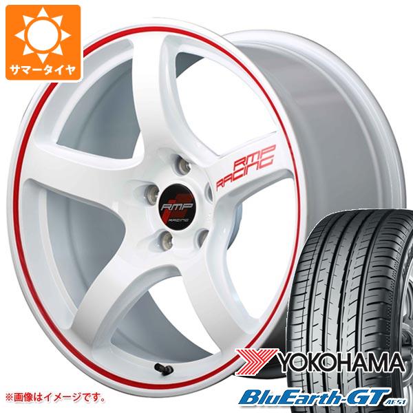 【タイヤ交換対象】サマータイヤ 215/45R17 91W XL ヨコハマ ブルーアースGT AE51 MID レーシング R50 7.0-17 タイヤホイール4本セット