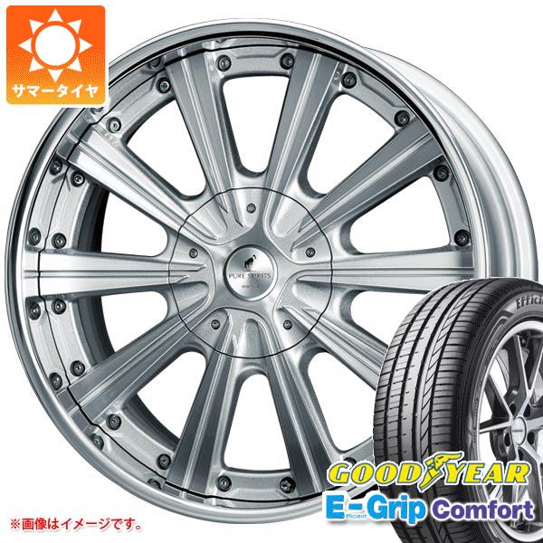 トヨタ グランエース GDH300系用 サマータイヤ グッドイヤー エフィシエントグリップコンフォート 245/40R20 99W XL スーパースター ピュアスピリッツ サフォーク 9.0-20 タイヤホイール4本セット｜タイヤマックス