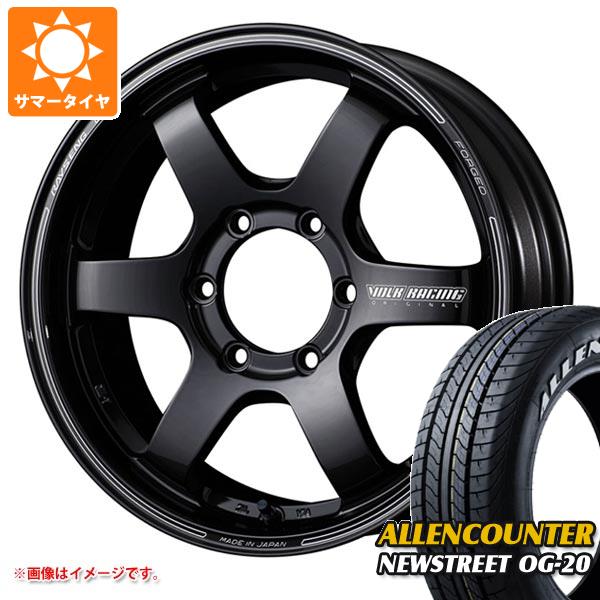 【タイヤ交換対象】ハイエース 200系用 サマータイヤ オーレンカウンター ニューストリート OG-20 215/60R17C 109/107T ホワイトレター レイズ ボルクレーシング TE37SB 6.5-17 タイヤホイール4本セット