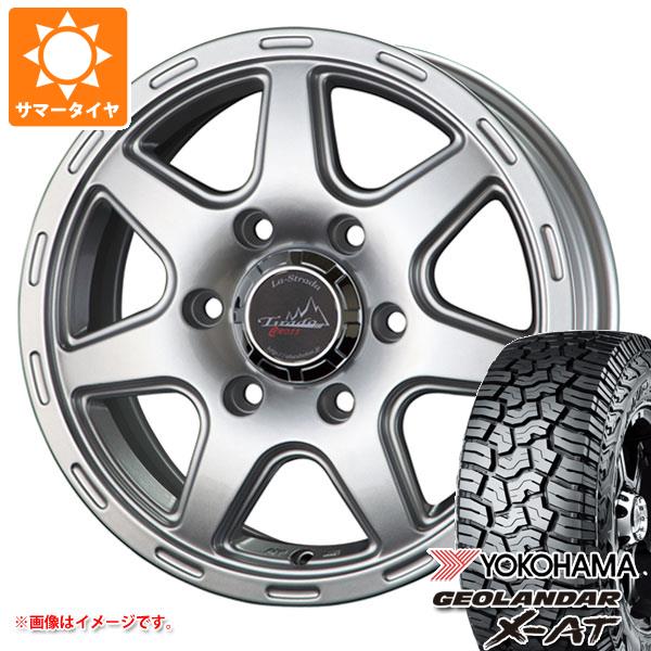 【タイヤ交換対象】NV350キャラバン E26用 2026年製 サマータイヤ ヨコハマ ジオランダー X-AT G016 195/80R15 107/105N LT アウトラインホワイトレター G016A ラ・ストラーダ ティラード クロス 6.0-15 タイヤホイール4本セット