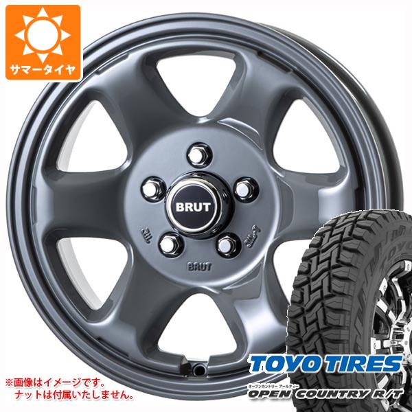 【タイヤ交換対象】サマータイヤ 235/70R16 106Q トーヨー オープンカントリー R/T ホワイトレター ブルート BR-44 デリカD:5用 6.5-16 タイヤホイール4本セット｜タイヤマックス