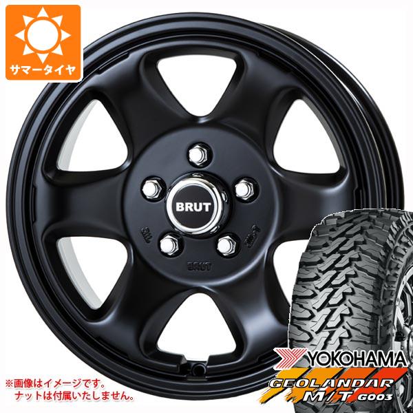 【タイヤ交換対象】2026年製 サマータイヤ 215/70R16 100/ 97Q ヨコハマ ジオランダー M/T G003 ブルート BR-44 デリカD:5用 6.5-16 タイヤホイール4本セット