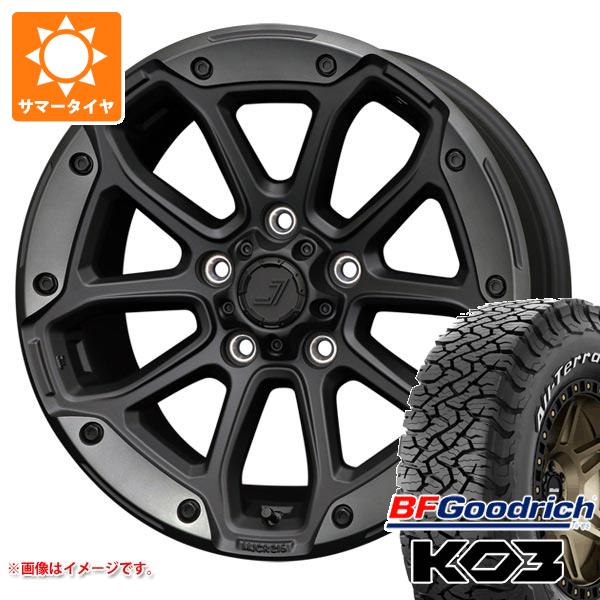 【タイヤ交換対象】ジープ ラングラー JK/JL系用 サマータイヤ BFグッドリッチ オールテレーンT/A KO3 LT295/70R17 128/125S ホワイトレター ジェップセン MJCR 216 タイヤホイール4本セット