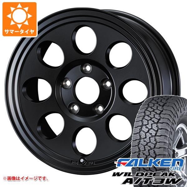 【タイヤ交換対象】ミツビシ デリカD5用 サマータイヤ ファルケン ワイルドピーク A/T3W LT225/75R16 115/112Q ジムライン タイプ2 7.0-16 タイヤホイール4本セット|タイヤマックス