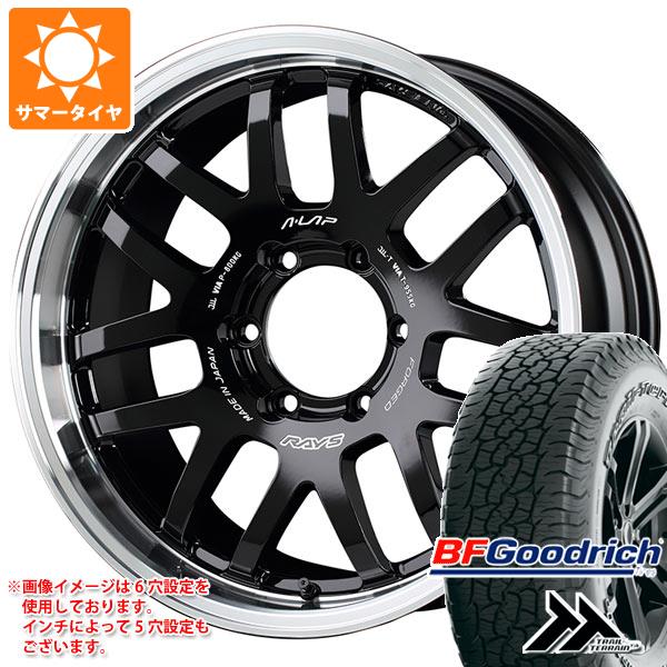 【タイヤ交換対象】サマータイヤ 265/65R17 112T BFグッドリッチ トレールテレーンT/A アウトラインホワイトレター レイズ エーラップ 07X 8.0-17 タイヤホイール4本セット
