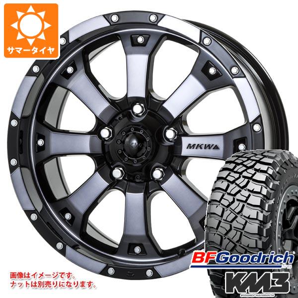【タイヤ交換対象】ジープ ラングラー JK/JL系用 サマータイヤ BFグッドリッチ マッドテレーンT/A KM3 LT295/70R17 121/118Q MKW MK-46 タイヤホイール4本セット