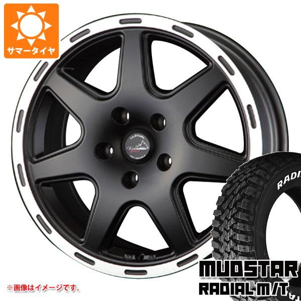 【タイヤ交換対象】ジープ レネゲード BU/BV系用 サマータイヤ マッドスター ラジアル M/T 225/65R17 102T ホワイトレター ラ・ストラーダ ティラード クロス タイヤホイール4本セット