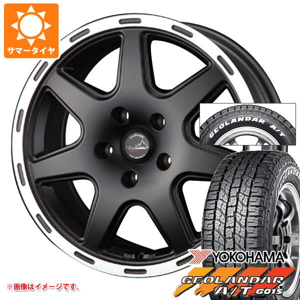 【タイヤ交換対象】ジープ コンパス M624系用 2026年製 サマータイヤ ヨコハマ ジオランダー A/T G015 215/65R16C 109/107S ホワイトレター ラ・ストラーダ ティラード クロス タイヤホイール4本セット|タイヤマックス