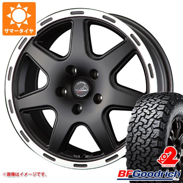 【タイヤ交換対象】5本セット ジープ ラングラー JK/JL系用 サマータイヤ BFグッドリッチ オールテレーンT/A KO2 35x12.50R17LT 121R ホワイトレター ラ・ストラーダ ティラード クロス タイヤホイール5本セット