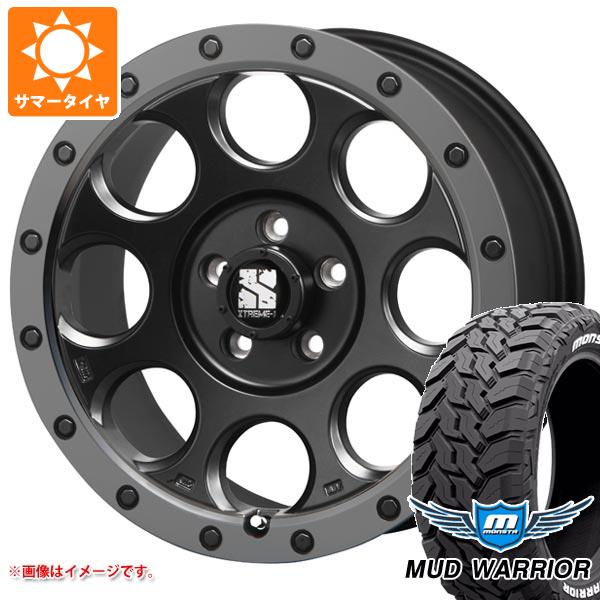 【タイヤ交換対象】5本セット ジープ ラングラー JK/JL系用 サマータイヤ モンスタ マッドウォーリアー LT265/70R17 121/118Q ホワイトレター MLJ エクストリームJ XJ03 タイヤホイール5本セット