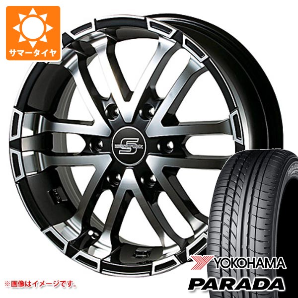 【タイヤ交換対象】ハイエース 200系用 2026年製 サマータイヤ ヨコハマ パラダ PA03 225/50R18C 107/105H ブラックレター ゼロブレイクS 7.5-18 タイヤホイール4本セット｜タイヤマックス