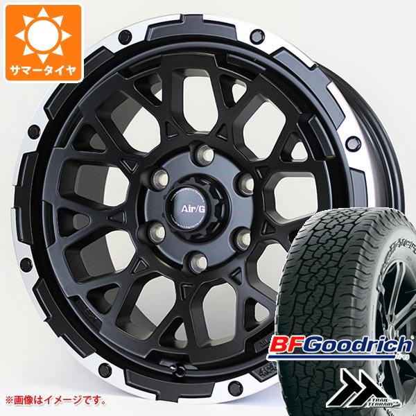 【タイヤ交換対象】ハイラックス 120系用 サマータイヤ BFグッドリッチ トレールテレーンT/A 265/65R17 112T アウトラインホワイトレター エアージー ロックス 8.0-17 タイヤホイール4本セット